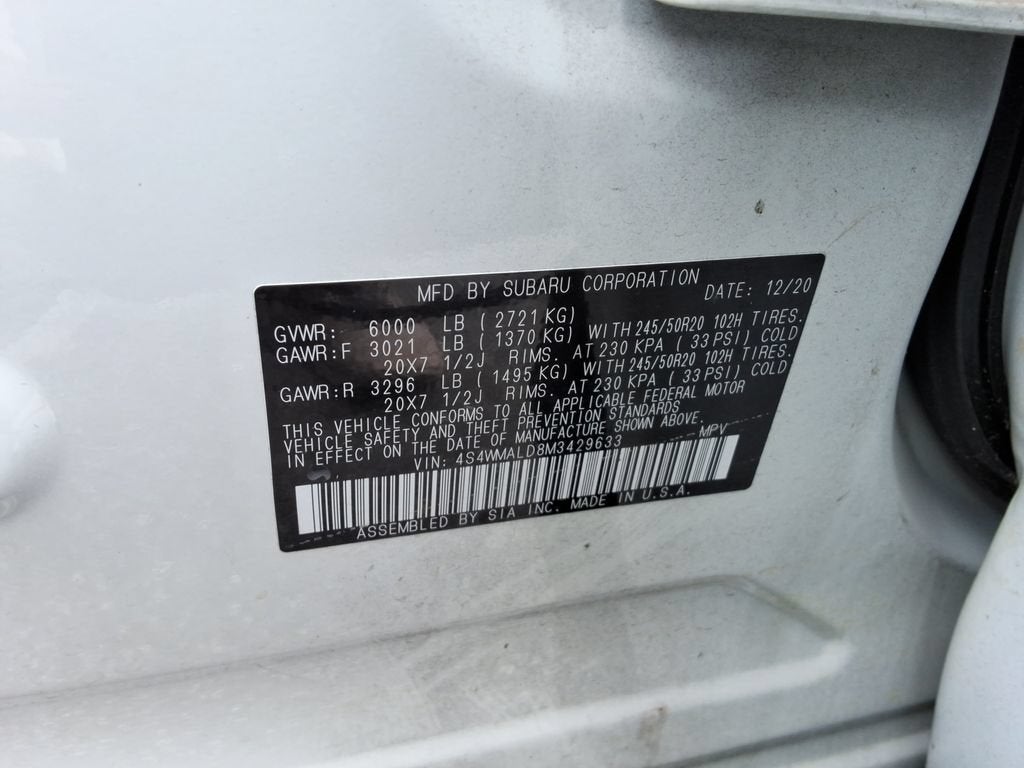 2021 Subaru Ascent Limited