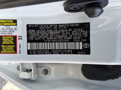 2018 Toyota Camry SE