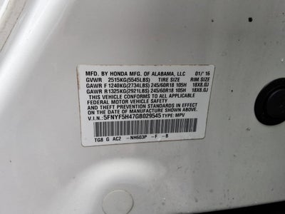 2016 Honda Pilot EX