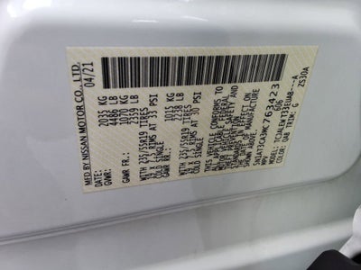 2021 Nissan Rogue SL FWD