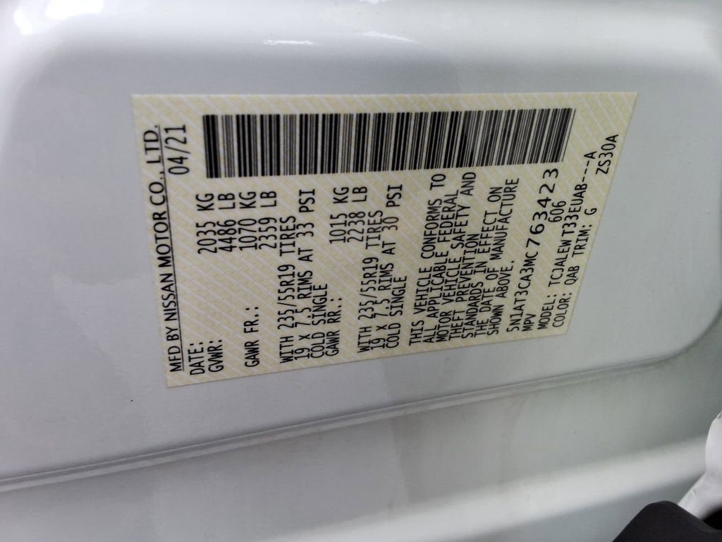 2021 Nissan Rogue SL FWD