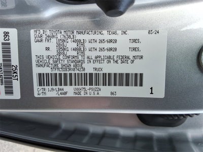 2024 Toyota Tundra Hybrid 1794 Edition 4WD