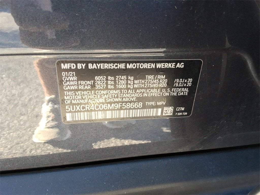 2021 BMW X5 sDrive40i