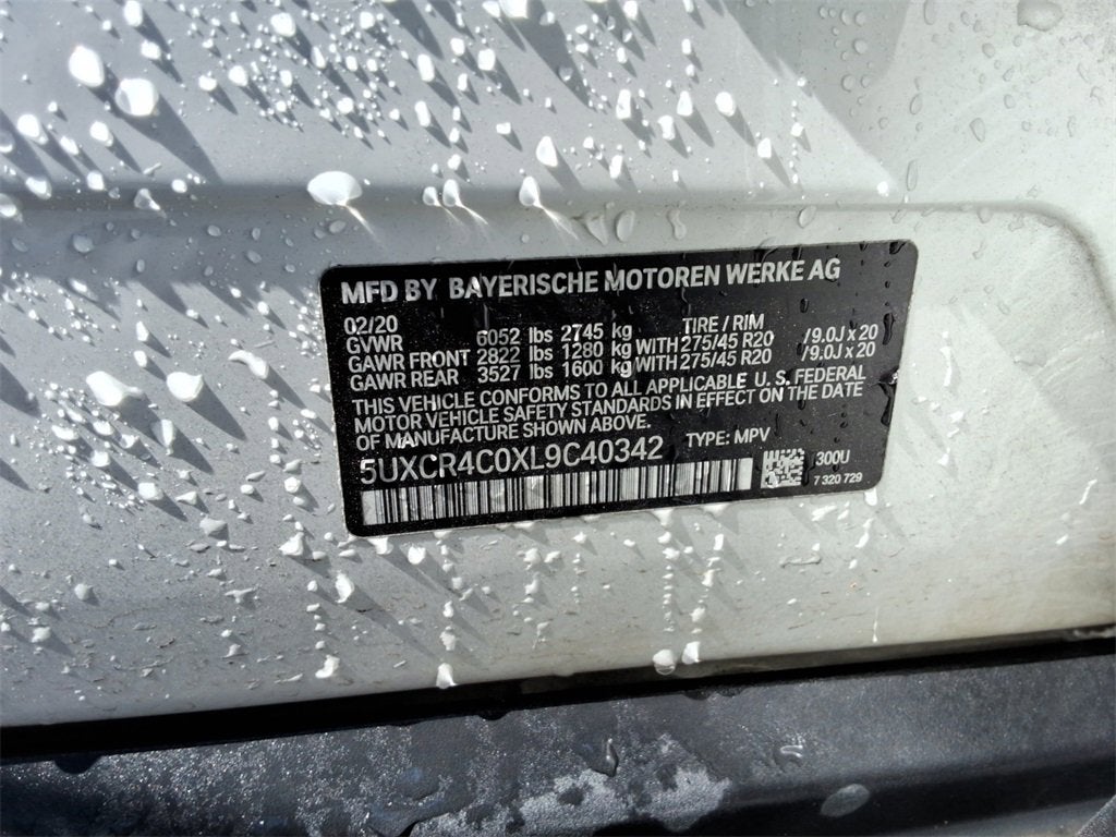 2020 BMW X5 sDrive40i