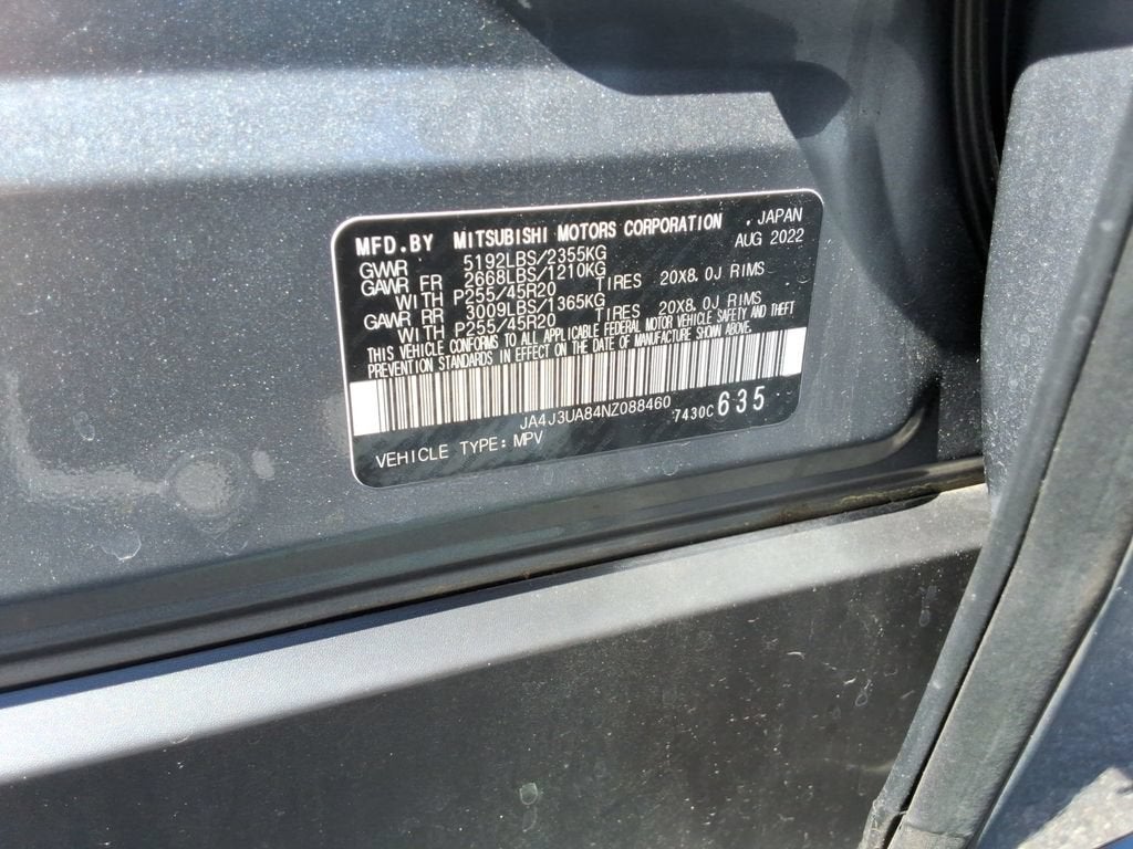 2022 Mitsubishi Outlander SE 2.5 2WD