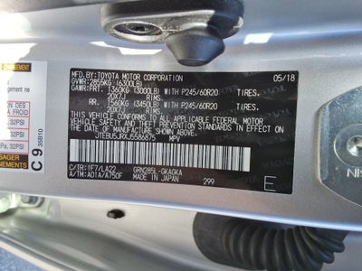 2018 Toyota 4Runner Limited