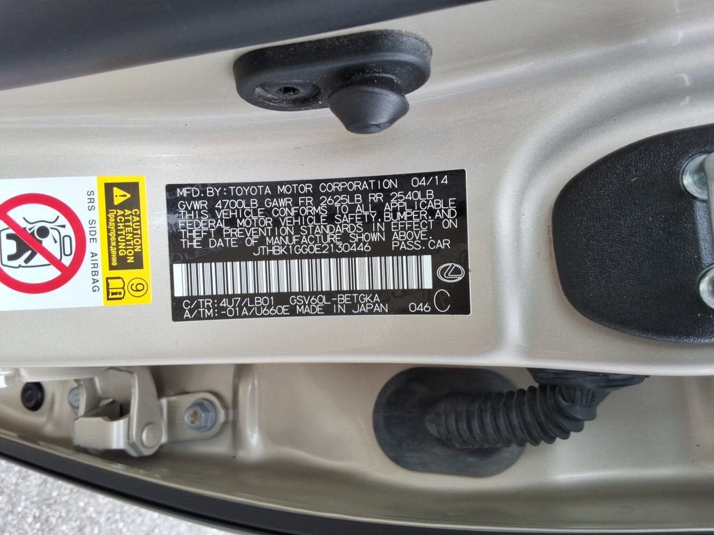 2014 Lexus ES 350 NA