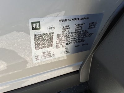 2026 Chevrolet Trax 2RS