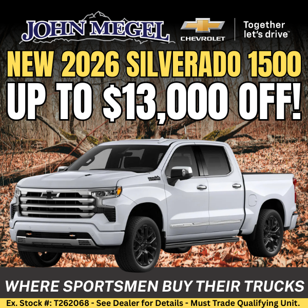 New 2026 Silverado 1500 Up to $13,000 OFF!