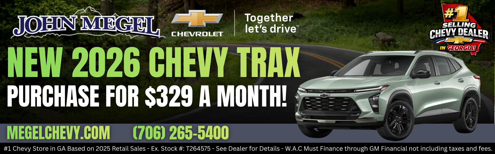 New 2026 Chevy Trax Purchase for $329 A Month!