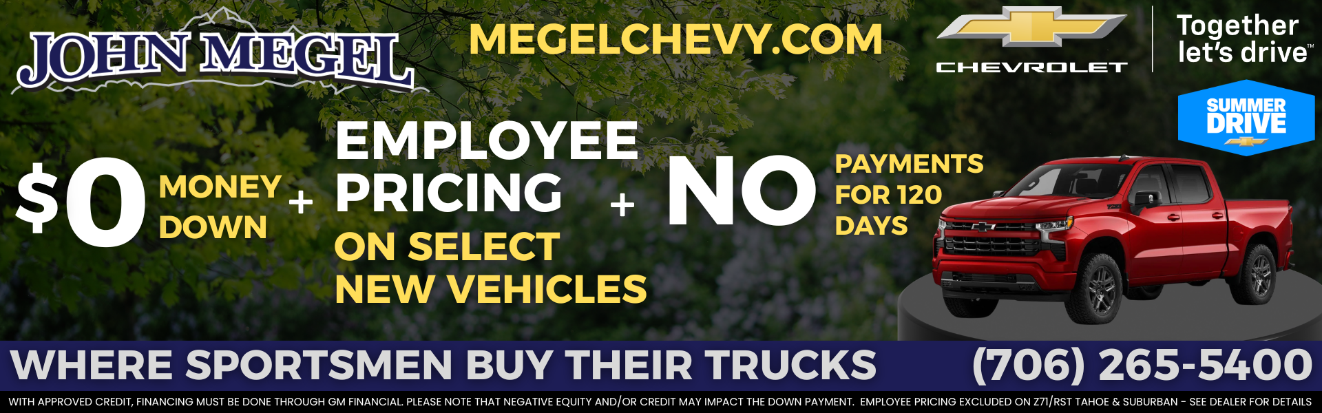 Employee Pricing on Select New Vehicles