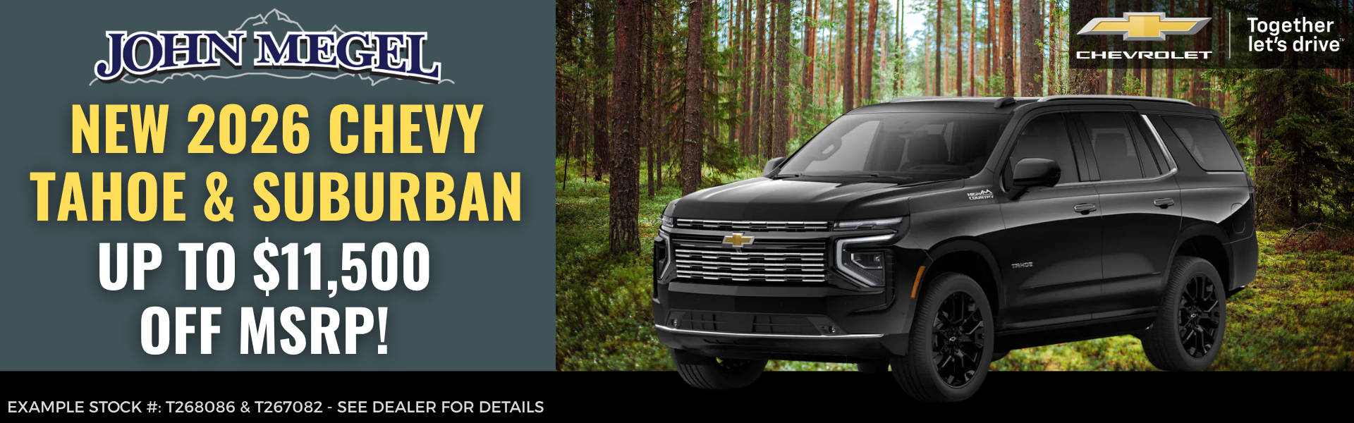 New 2026 Chevy Tahoe & Suburban