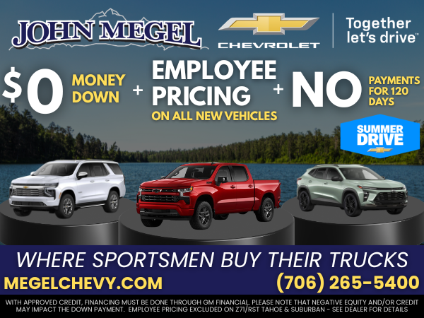 Employee Pricing on All New Vehicles