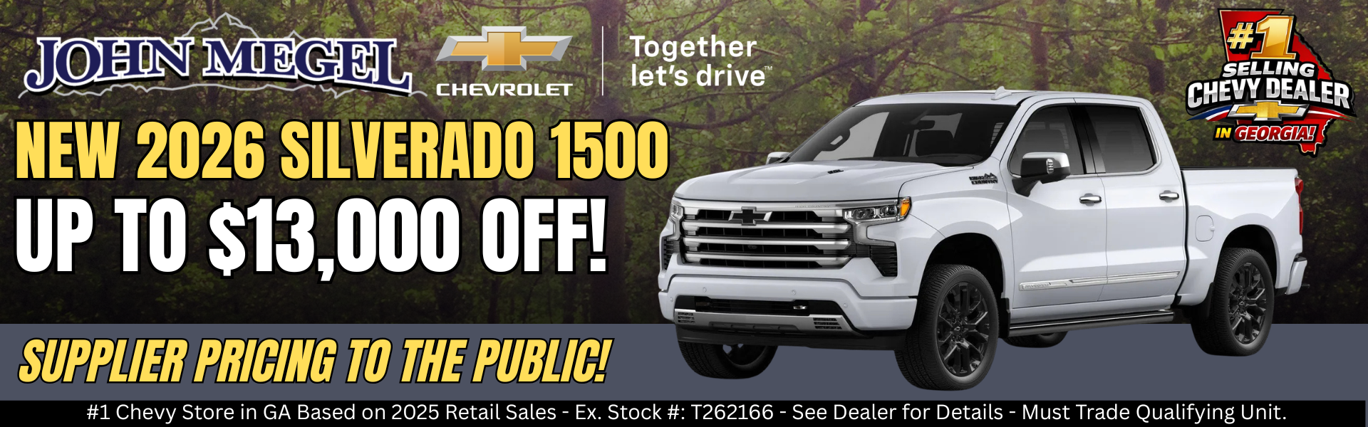 New 2026 Silverado 1500 Up to $13,000 OFF!