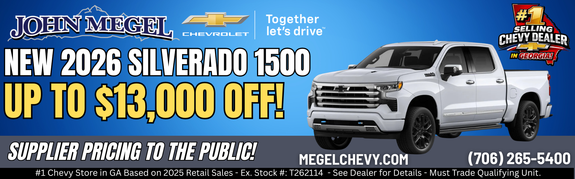 New 2026 Silverado 1500