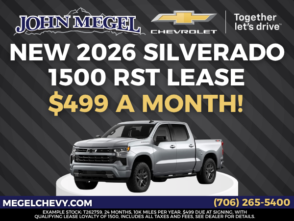New 2026 Silverado 1500 RST Lease