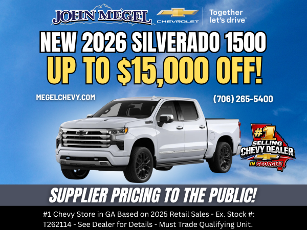 New 2026 Silverado 1500